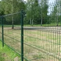 Fence in rete di filo saldato in PVC verde